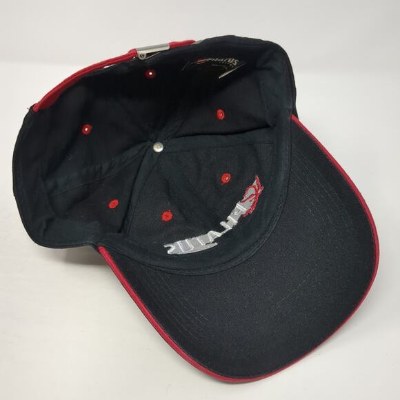 Pilatus Luzern Globus Slideback Baseball Cap Black One Size Adjustable 6 Panel - Picture 7 of 10